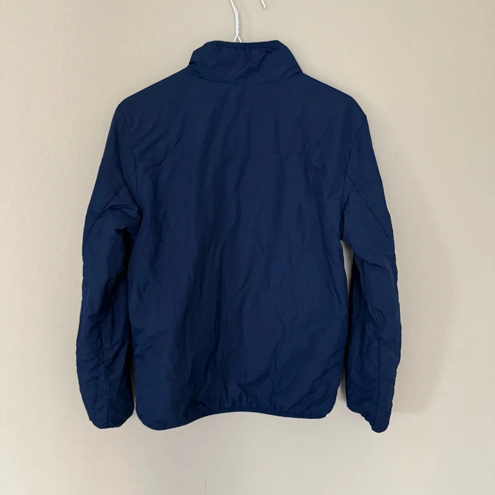 Boden Teen Boys Blue/Red Reversible‎ Puffer Jacket Lightweight 13-14Y